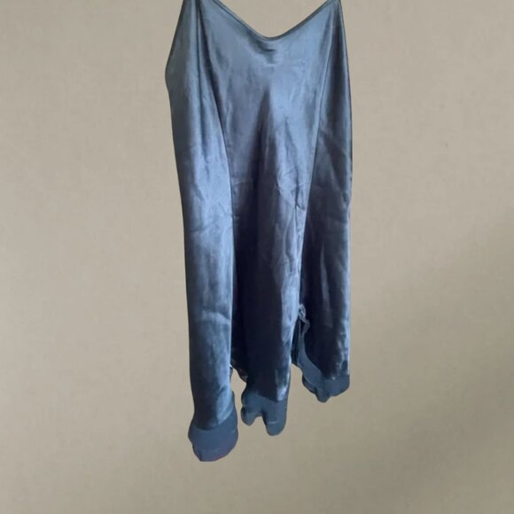 Other - vintage blue silk slip dress